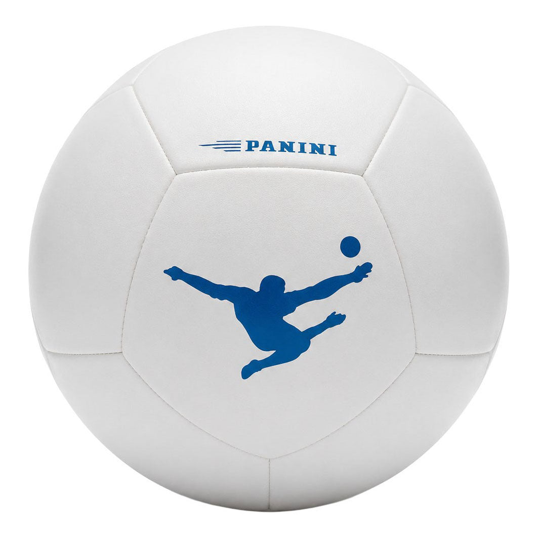- Panini Voetbal Maat 5 Wit met Blauw Logo