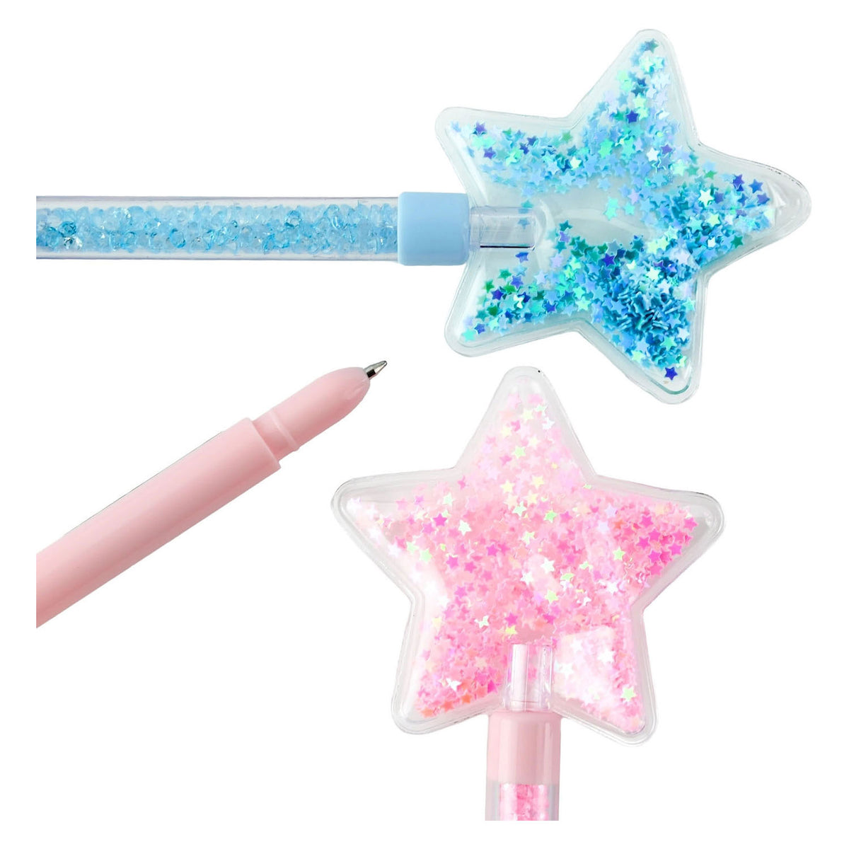 Pen star glitter - 23cm