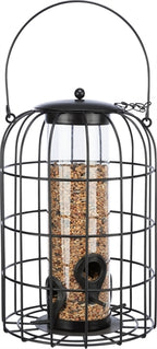Trixie voerdispenser met gaasbescherming zwart