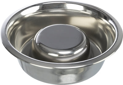 Trixie - voerbak hond slow feeding rvs
