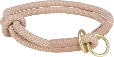 Trixie - halsband hond soft half-slip roze / lichtroze
