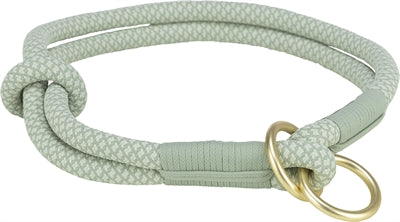 Trixie - halsband hond soft half-slip saliegroen / mint