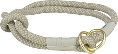 Trixie - halsband hond soft half-slip grijs / lichtgrijs