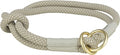 Trixie - halsband hond soft half-slip grijs / lichtgrijs