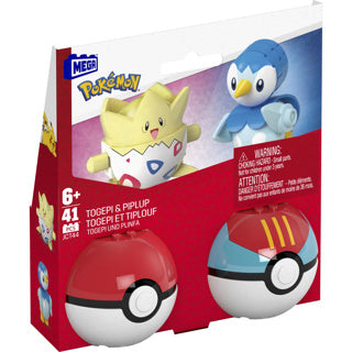 Mattel mega construx pokémon bouwset - piplup en togepi