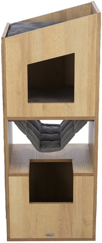 Trixie Citystyle cat tower bruin grijs