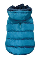 Croci Manteau pour chien doublé velours bleu