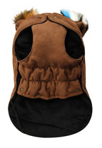 Croci - hondenjas shearling gevoerd bruin