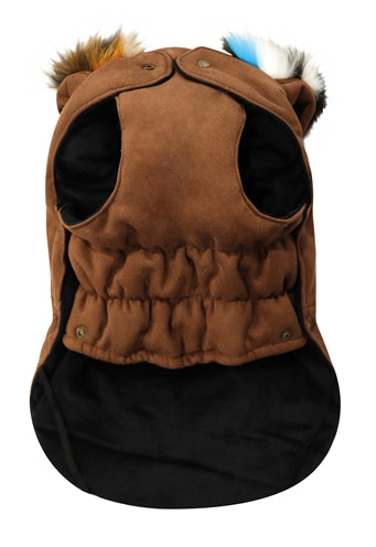 Croci - hondenjas shearling gevoerd bruin