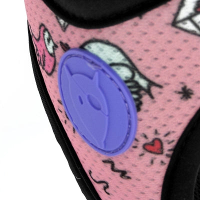 Morso - Morso hondentuig body mesh gerecycled sweet tweet roze