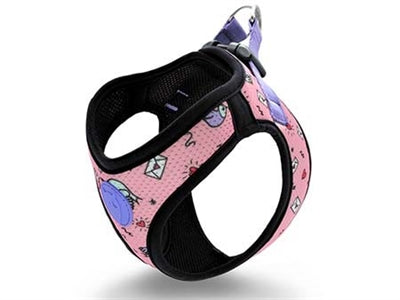 Morso - Morso hondentuig body mesh gerecycled sweet tweet roze