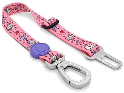 Morso - Morso honden autogordel gerecycled sweet tweet roze