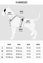 Morso - Morso hondentuig h-tuig gerecycled full metal dog bruin