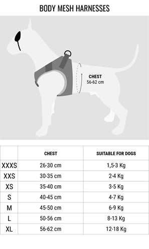 Morso - Morso hondentuig body mesh gerecycled full metal dog bruin