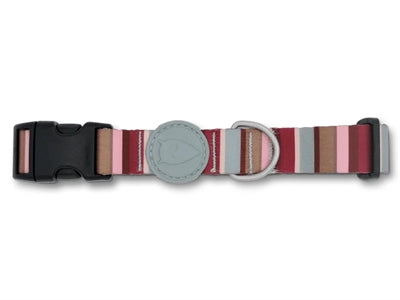 Morso - Morso halsband hond gerecycled skyline rood / roze