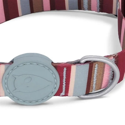 Morso - Morso halsband hond gerecycled skyline rood / roze