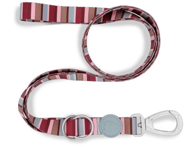 Morso - Morso hondenriem verstelbaar gerecycled skyline rood / roze