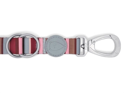 Morso - Morso hondenriem verstelbaar gerecycled skyline rood / roze