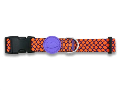 Morso - Morso halsband hond gerecycled urban lizard rood
