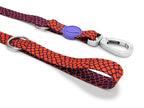 Morso - Morso hondenriem verstelbaar gerecycled urban lizard rood