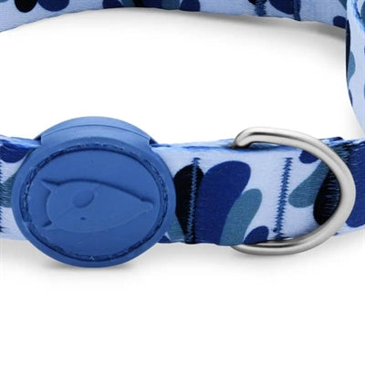 Morso - Morso halsband hond gerecycled splash blauw