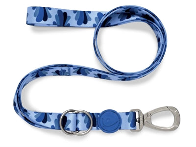 Morso - Morso hondenriem verstelbaar gerecycled splash blauw