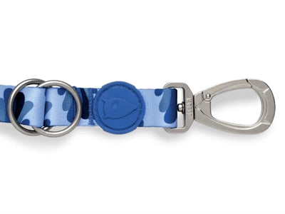 Morso - Morso hondenriem verstelbaar gerecycled splash blauw