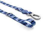 Morso - Morso hondenriem verstelbaar gerecycled splash blauw