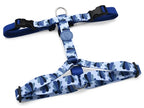 Morso - Morso hondentuig h-tuig gerecycled splash blauw
