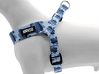 Morso - Morso mini hondentuig verstelbaar gerecycled splash blauw