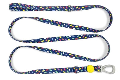 Morso - Morso hondenriem verstelbaar gerecycled color invaders paars