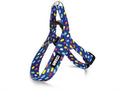 Morso - Morso mini hondentuig verstelbaar gerecycled color invaders paars