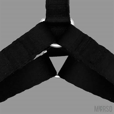 Morso - Morso hondentuig h-tuig gerecycled pureness zwart