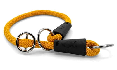 Morso - Morso half slip halsband hond regular rope gerecycled gold goud