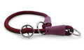 Morso - Morso half slip halsband hond soft rope gerecycled plum paars