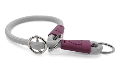 Morso - Morso half slip halsband hond soft rope gerecycled grey grijs