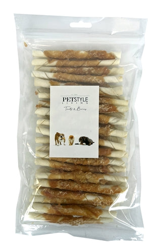 Petstyle Living - Petstyle Living gedraaide stick met kip