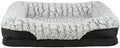 Trixie - vital hondenmand lino - hoekig - zwart grijs - 70x55 cm