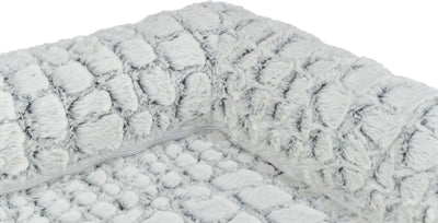 Trixie - vital hondenmand lino - hoekig - zwart grijs - 90x65 cm