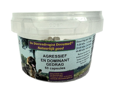 Dierendrogist - agressief / dominant capsules