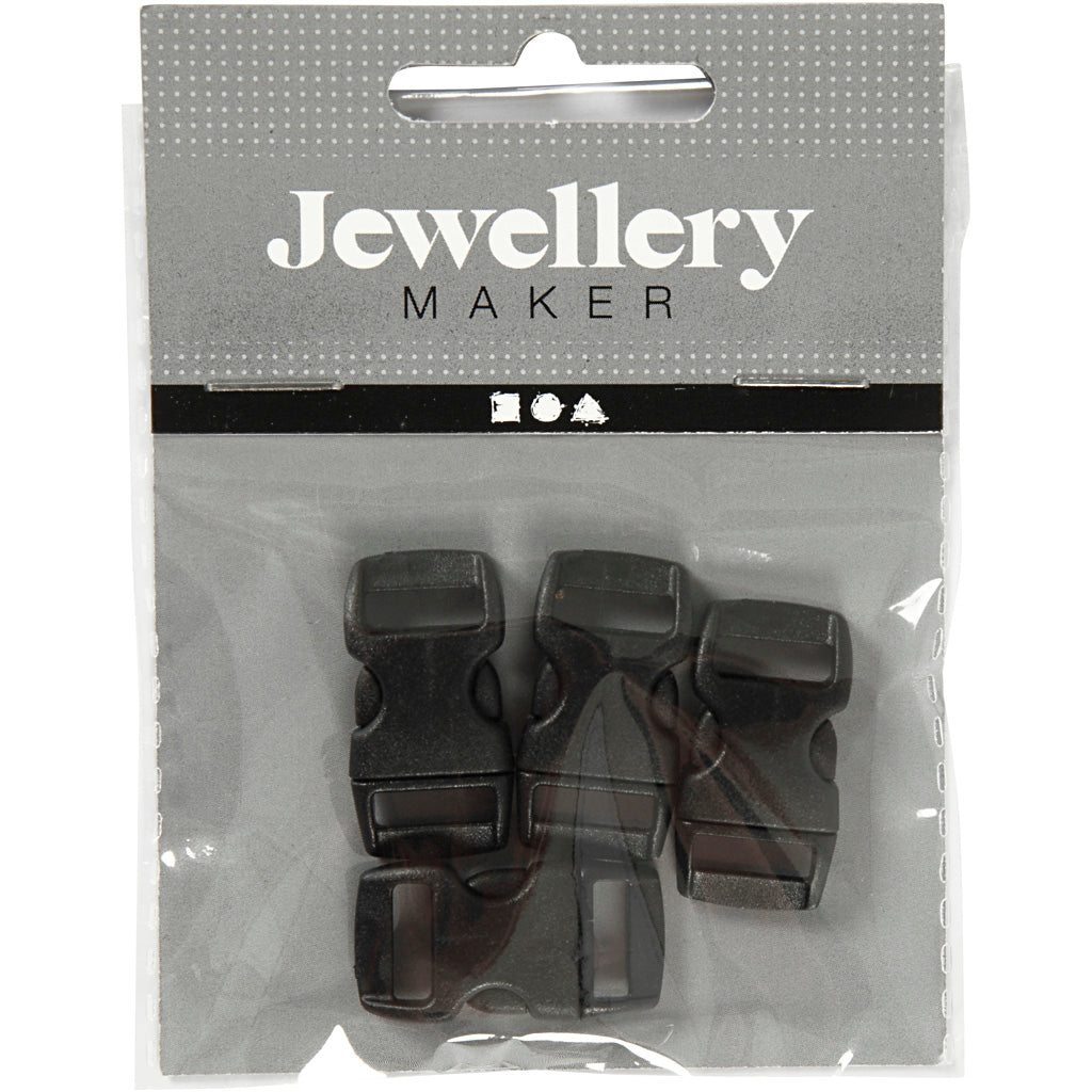Creativ Company - Creativ Company Https://www.cchobby.nl/klik-sluiting-l-29-mm-b-15-mm-gatgrootte-3x11-mm-zwart-4-stuk-1-doos