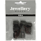 Creativ Company - Creativ Company Https://www.cchobby.nl/klik-sluiting-l-29-mm-b-15-mm-gatgrootte-3x11-mm-zwart-4-stuk-1-doos