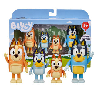Moose Toys - Moose Toys Bluey familie speelfiguren 4 stuks