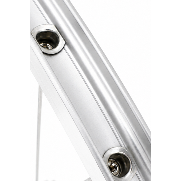 Abi - Abi Voorwiel 28 inch zac 2000 - aluminium naaf - zilver