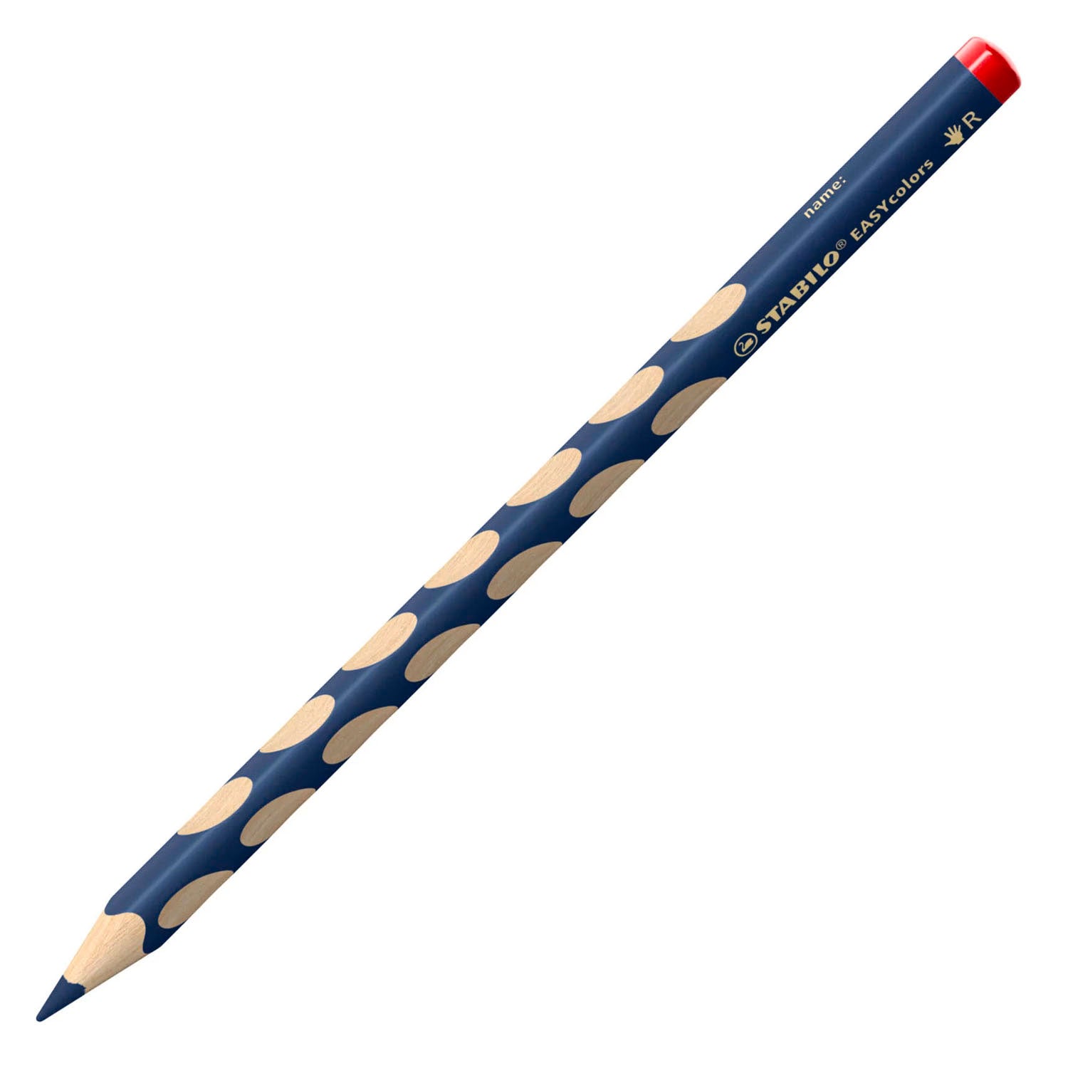 Stabilo easycolors rechtshandig kleurpotlood - donker blauw