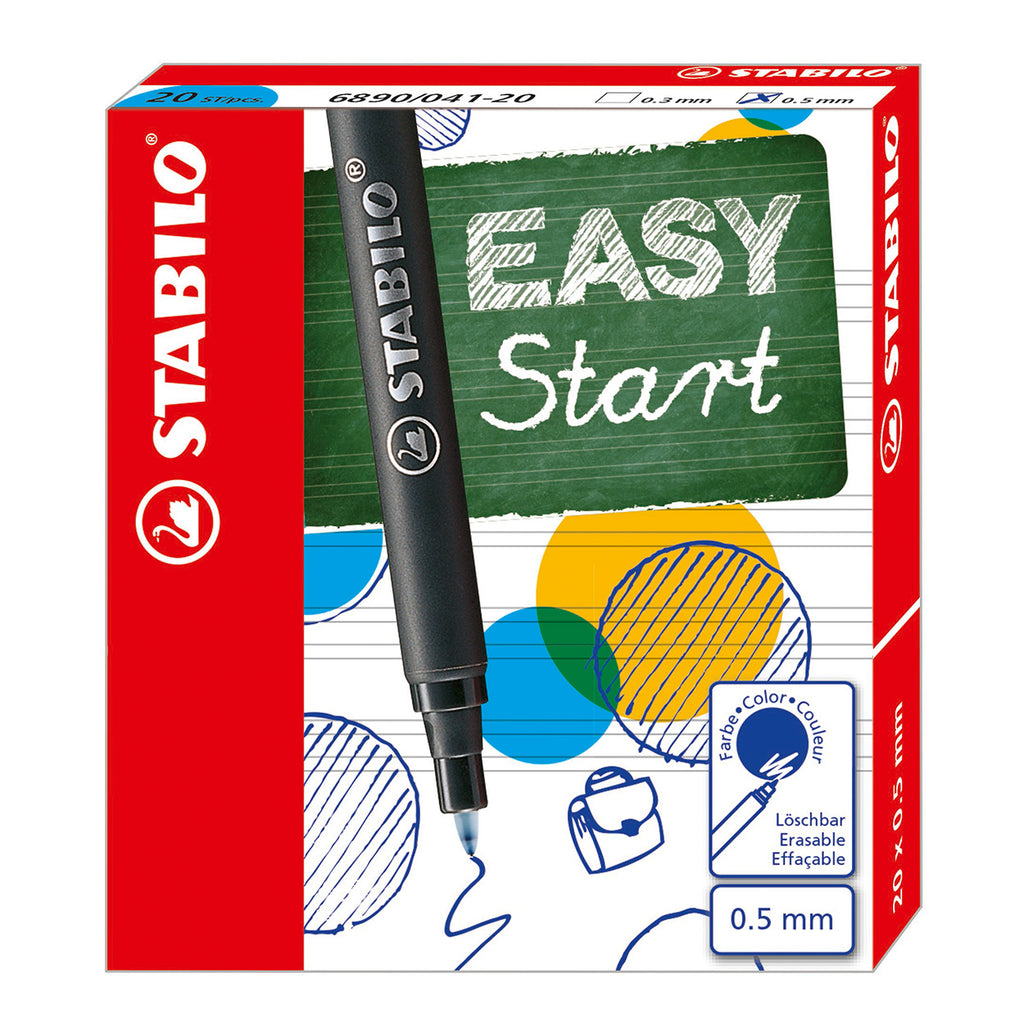 STABILO - STABILO easyoriginal - navulling medium - 20 stuks - blauw