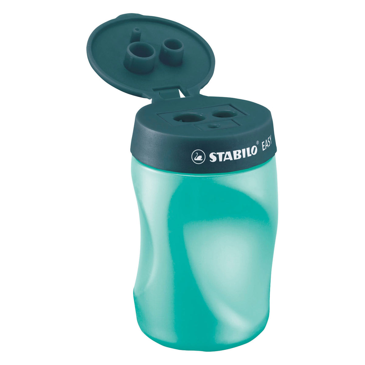 STABILO - STABILO easysharpener - 3 in 1 puntenslijper - links - petrol