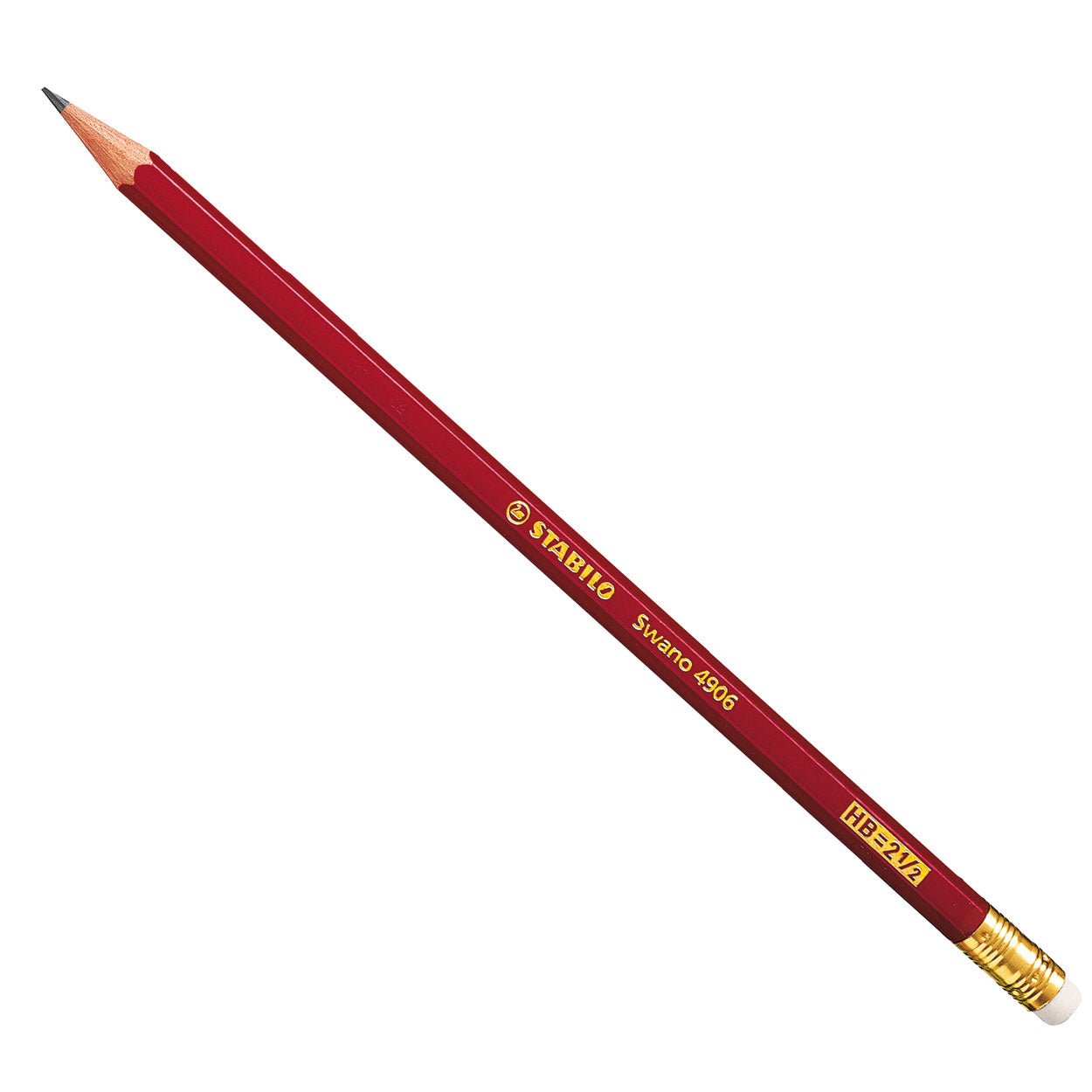 Stabilo - Stabilo swano met gum hb 12 stuks