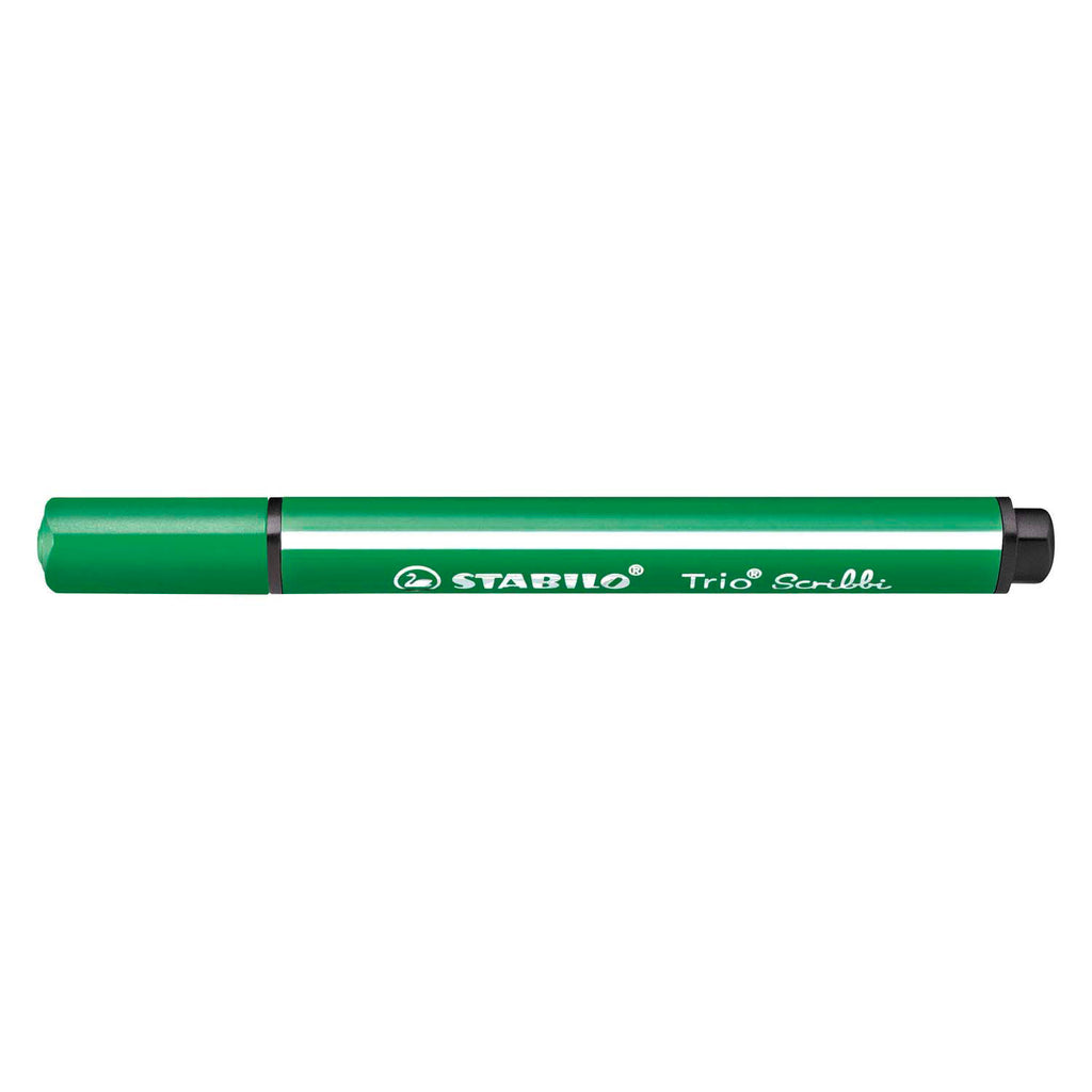 Stabilo - Stabilo trio scribbi - viltstift met meeverende punt - groen