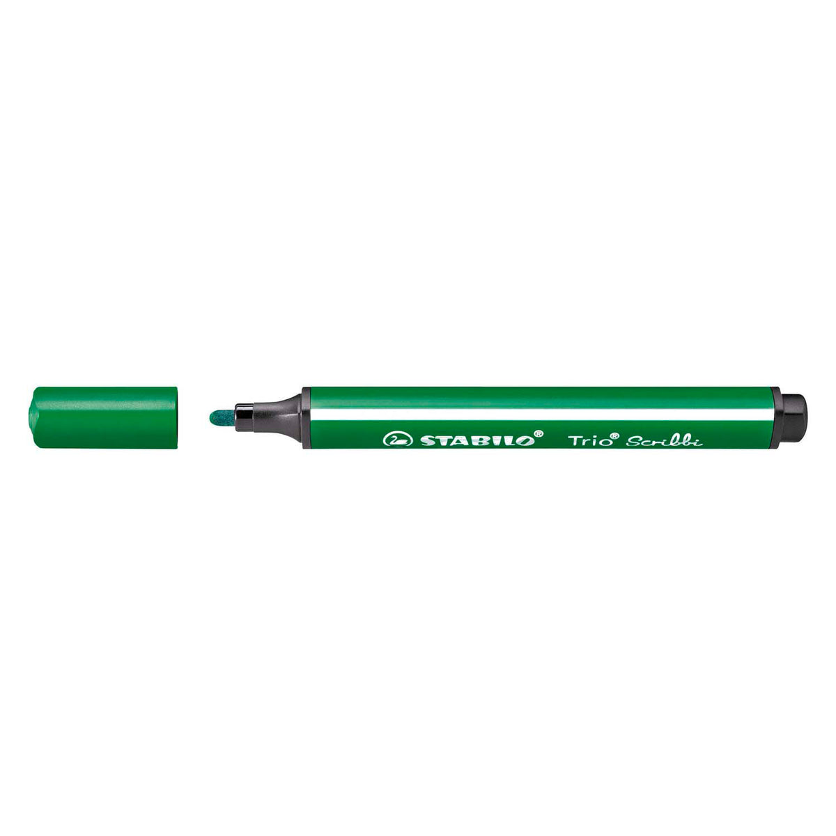 Stabilo - Stabilo trio scribbi - viltstift met meeverende punt - groen